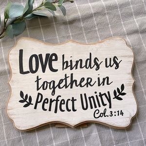 Bible Verse Sign from Hobby Lobby.